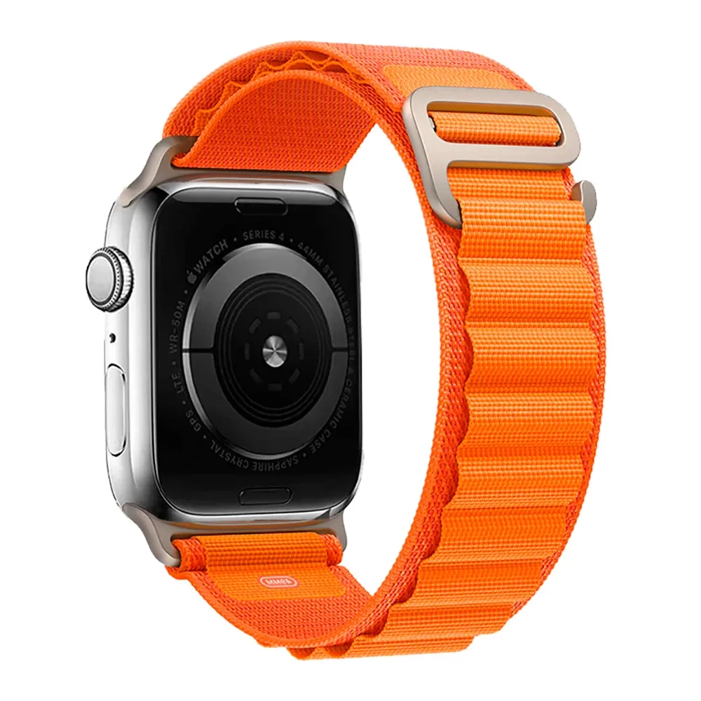Ремінець тканинний Alpine Loop для Apple Watch 42/44/45/49 мм series Ultra/SE/8/7/6/5/4/3/2/1 Orange (212-00493)