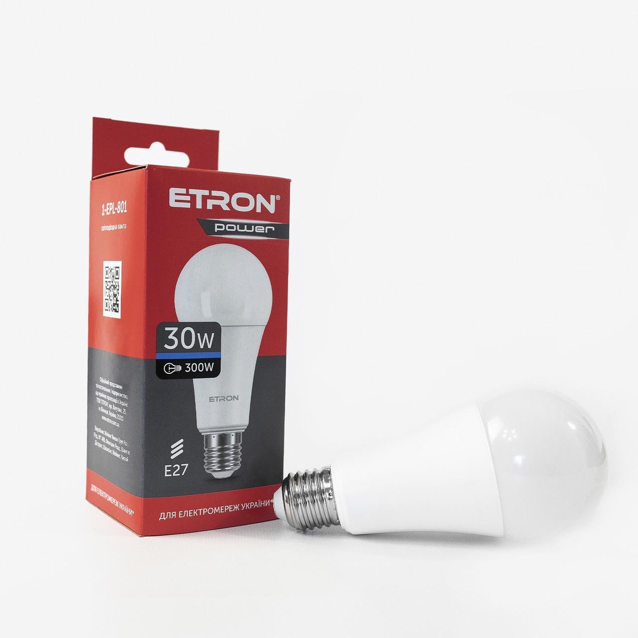 LED лампа ETRON Power Light 1-EPL-801 A67 30W E27 6500 K