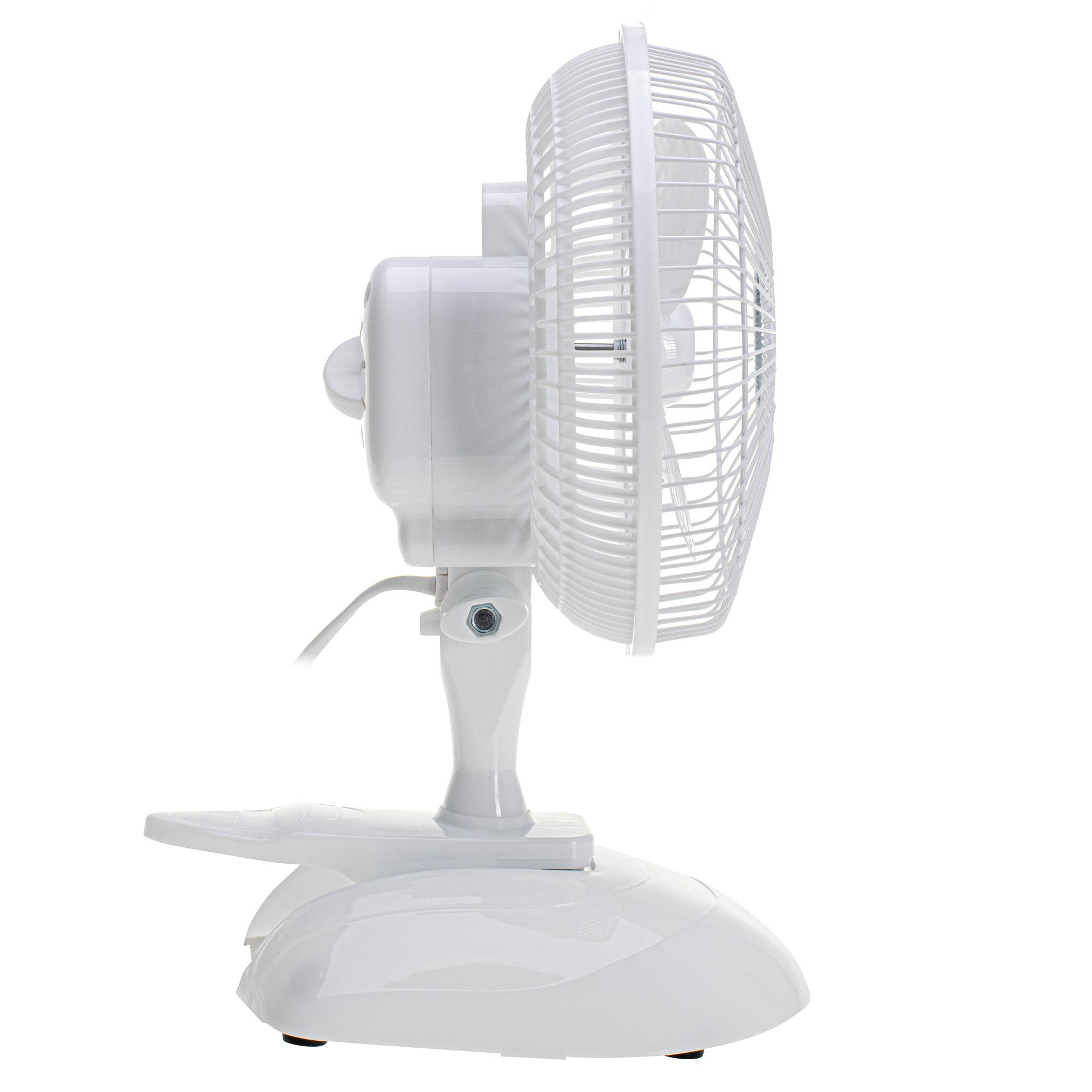 Вентилятор настільний Adler AD 7317 White - фото 4 Вентилятор настільний Adler AD 7317 White - фото 4