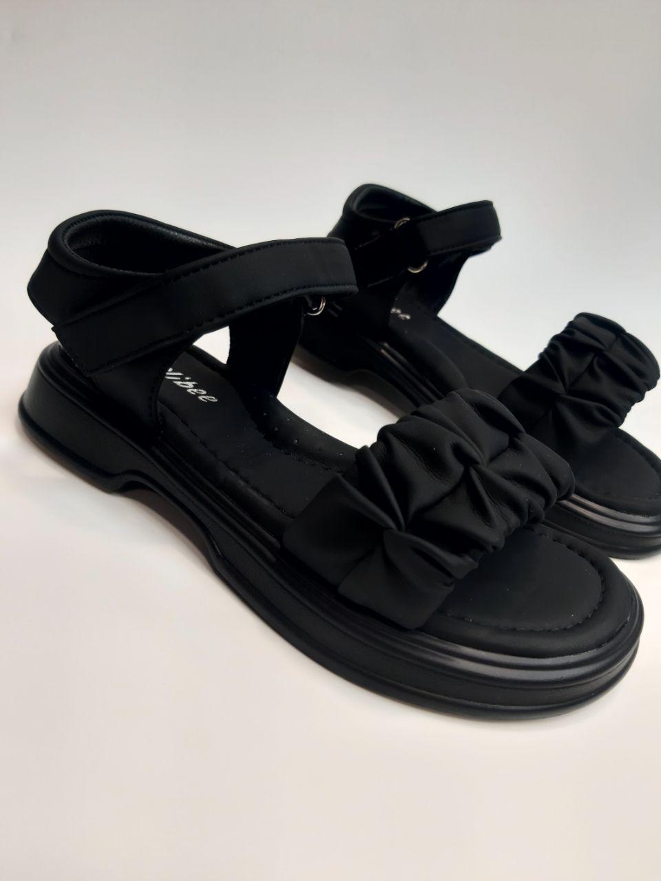 Босоніжки для дівчинки Clibee р. 33 19,5 см Чорний (304 black)