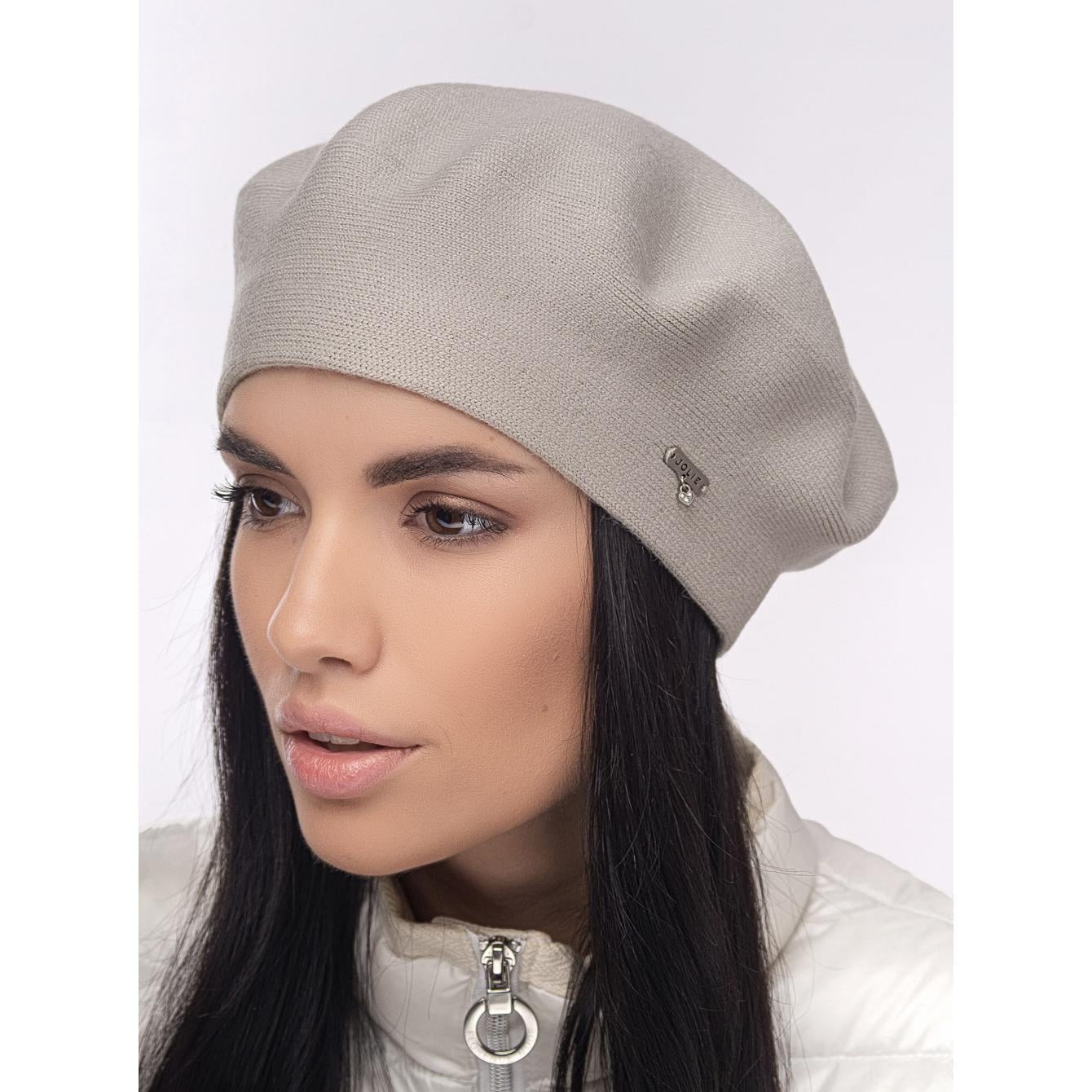 Берет жіночий Leks Клеопатра подвійний вовняний Світла Фісташковий (156598)