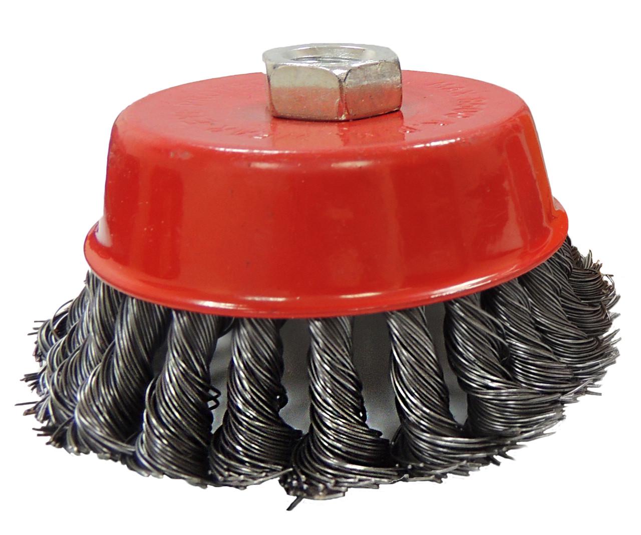 Щітка металева Blackstar М14 для КШМ чашка жорстка 75 мм (60-20075) Щітка металева Blackstar М14 для КШМ чашка жорстка 75 мм (60-20075)