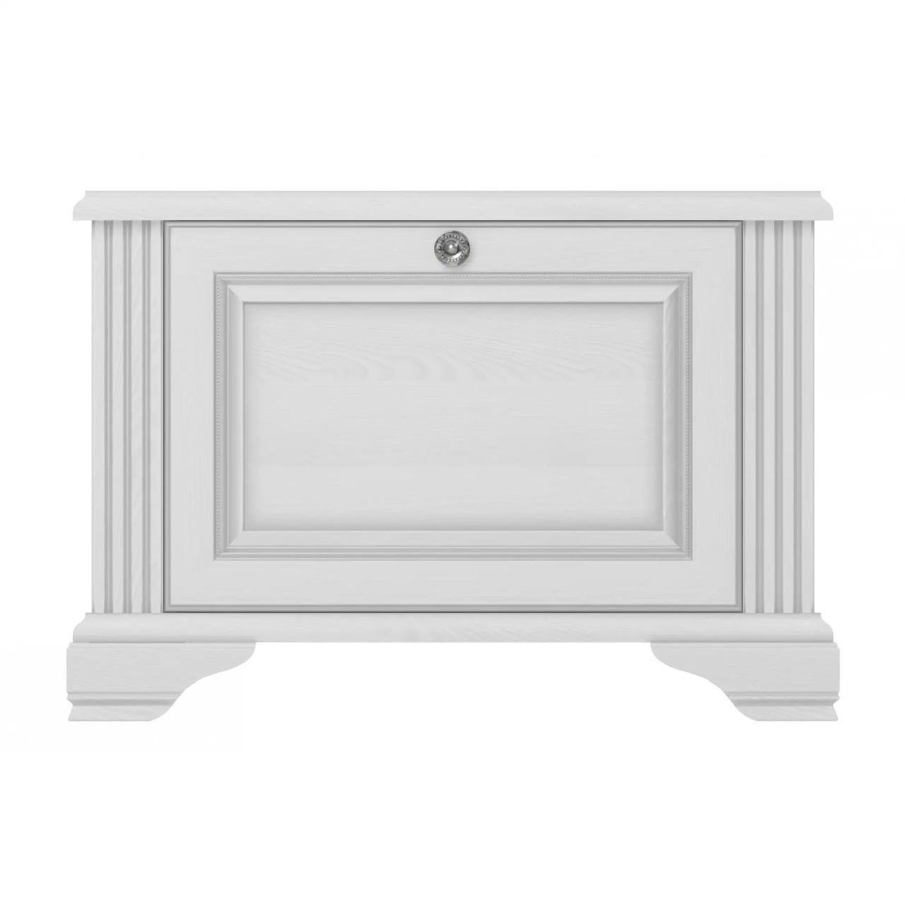 Тумба для обуви Гербор Уайт 1D Ясен снежный/Сосная серебряная (GRB-1338)