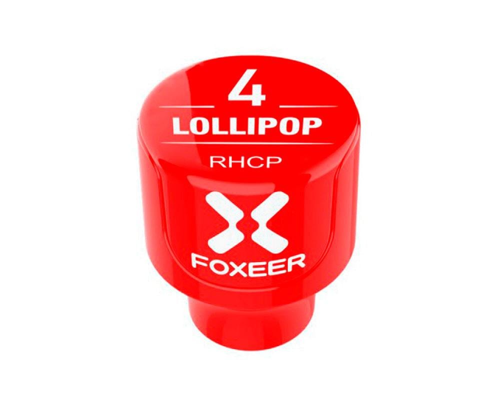 Антенна 5,8G RHCP Foxeer Lollipop 4 Stubby 2,6Dbi RP-SMA-Male всенаправленная Красный (00-00029424)