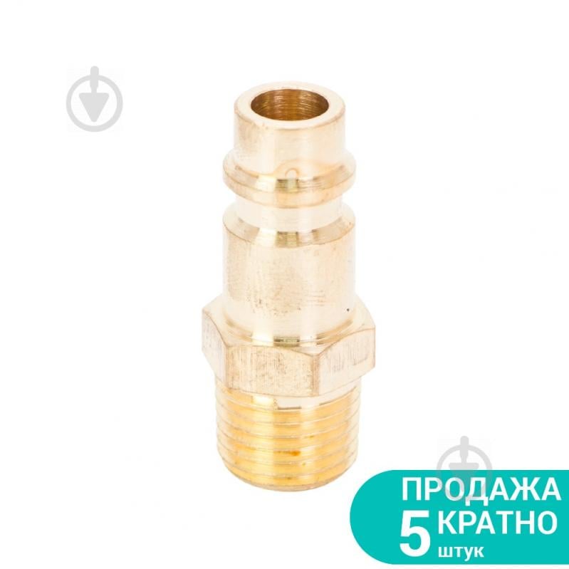 Штуцер с наружным резьбовым соединением MT 1/4" (латунь) SIGMA (7022511)