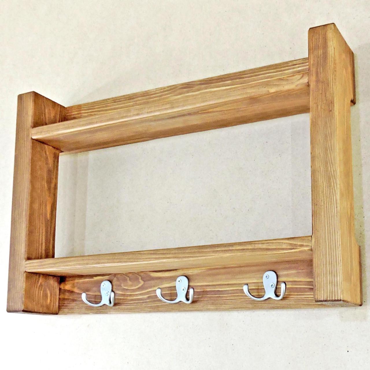 Полка для ванной из дерева Висбаден Сиена (ВНП/001705)