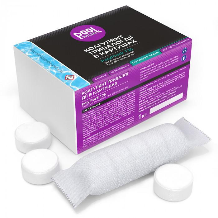 Коагулянт длительного действия в картушах PolyFlock T25 1 кг - фото 2 Коагулянт длительного действия в картушах PolyFlock T25 1 кг - фото 2