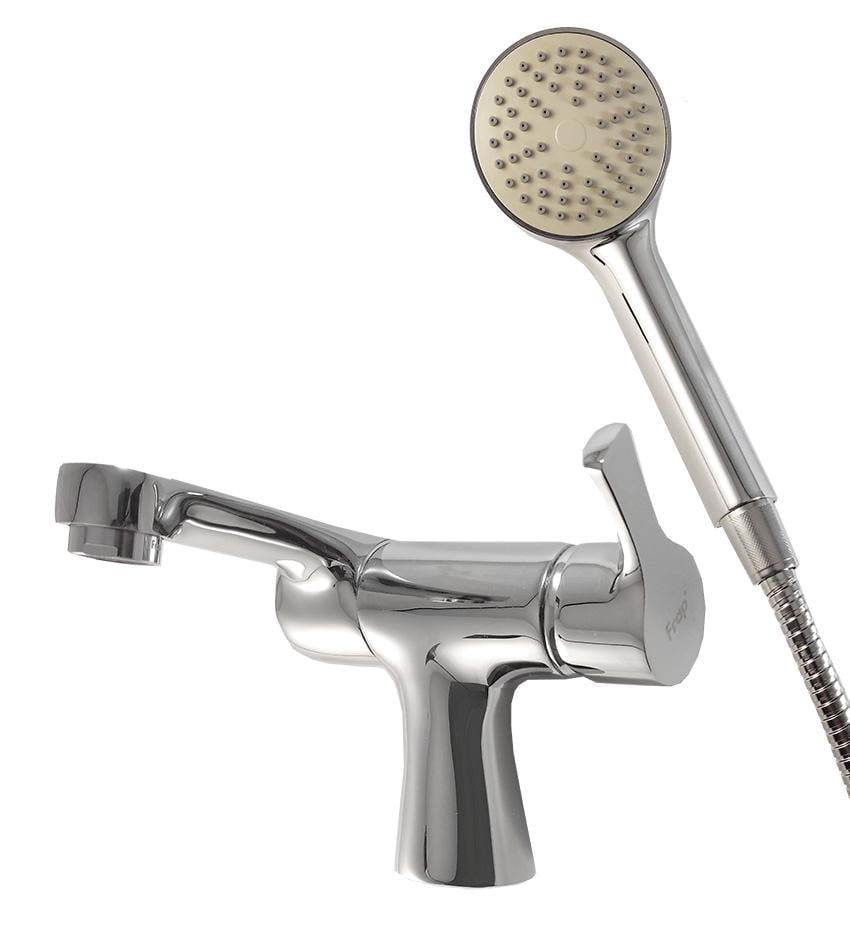 Смеситель для умывальника Frap F1252 с гигиеническим душем Хром (35466)