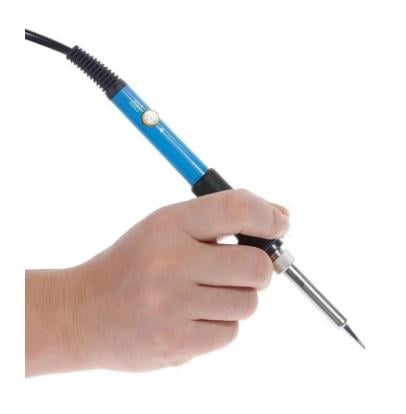 Паяльник електричний 60 Вт з європейською вилкою та з регулюванням температури - фото 3