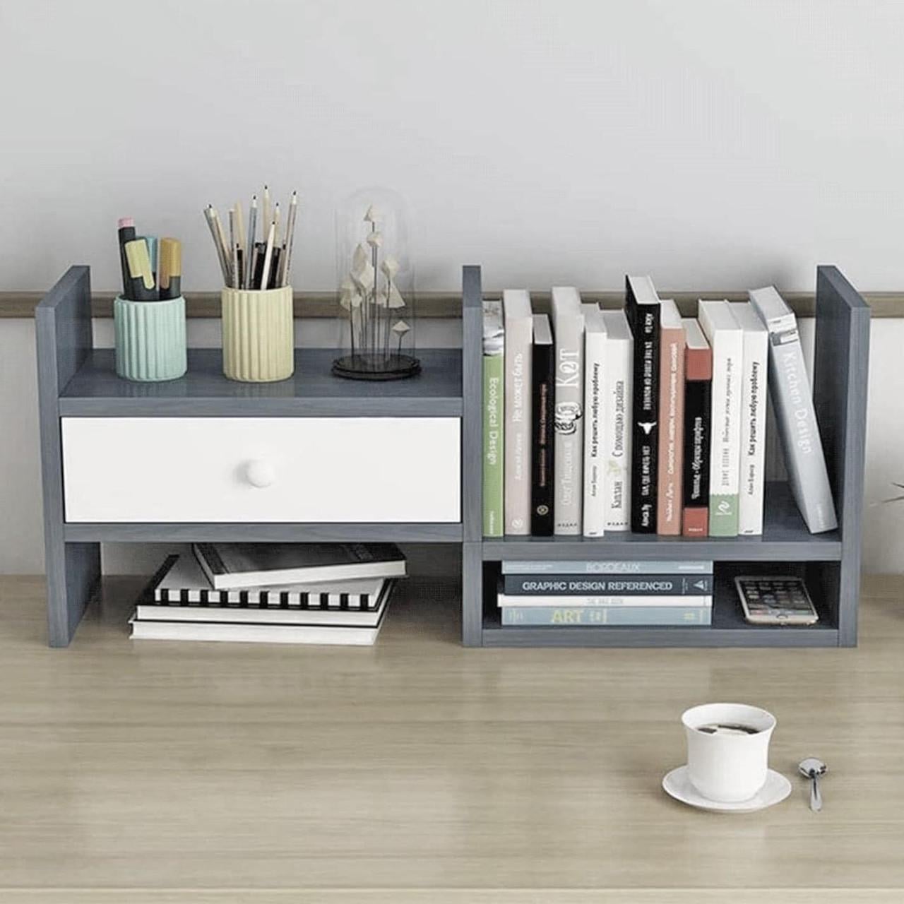 Полка книжная настольная из дерева Лаори Маренго/Зефир (КПА-04371920)