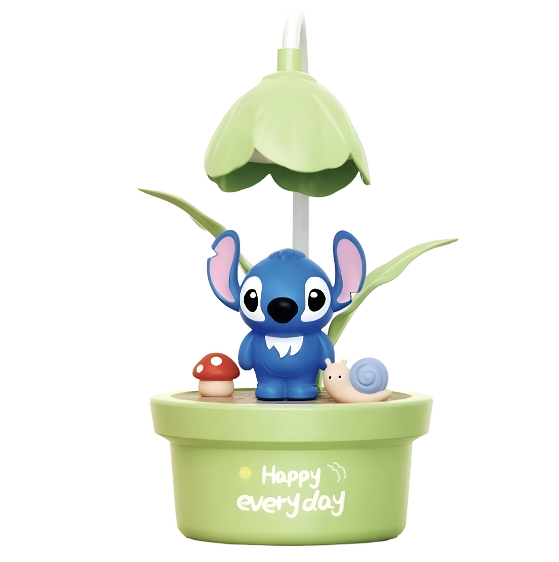 Настольная лампа Стич цветочный горшок Зеленый (351B) - фото 1 Настольная лампа Стич цветочный горшок Зеленый (351B) - фото 1