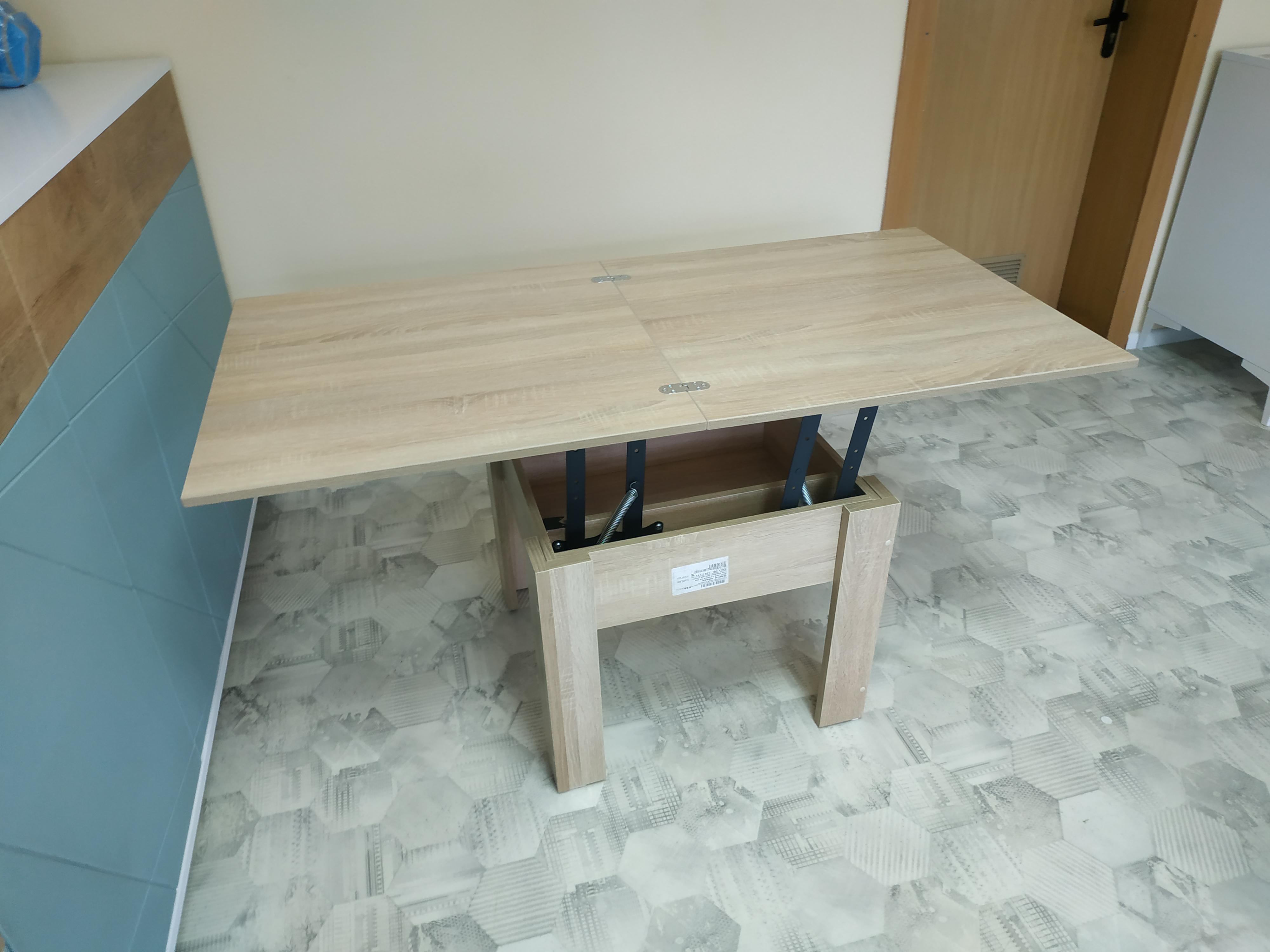 Журнальный стол-трансформер Comfo 700x570x700 мм Дуб сонома (GATB13130000000) - фото 7 Журнальный стол-трансформер Comfo 700x570x700 мм Дуб сонома (GATB13130000000) - фото 7