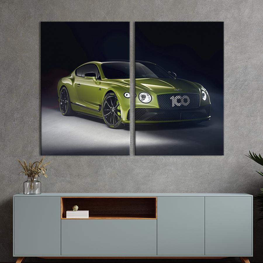 Картина на холсте Автомобиль класса люкс Bentley Continental GT 111x81 см (1288-2)