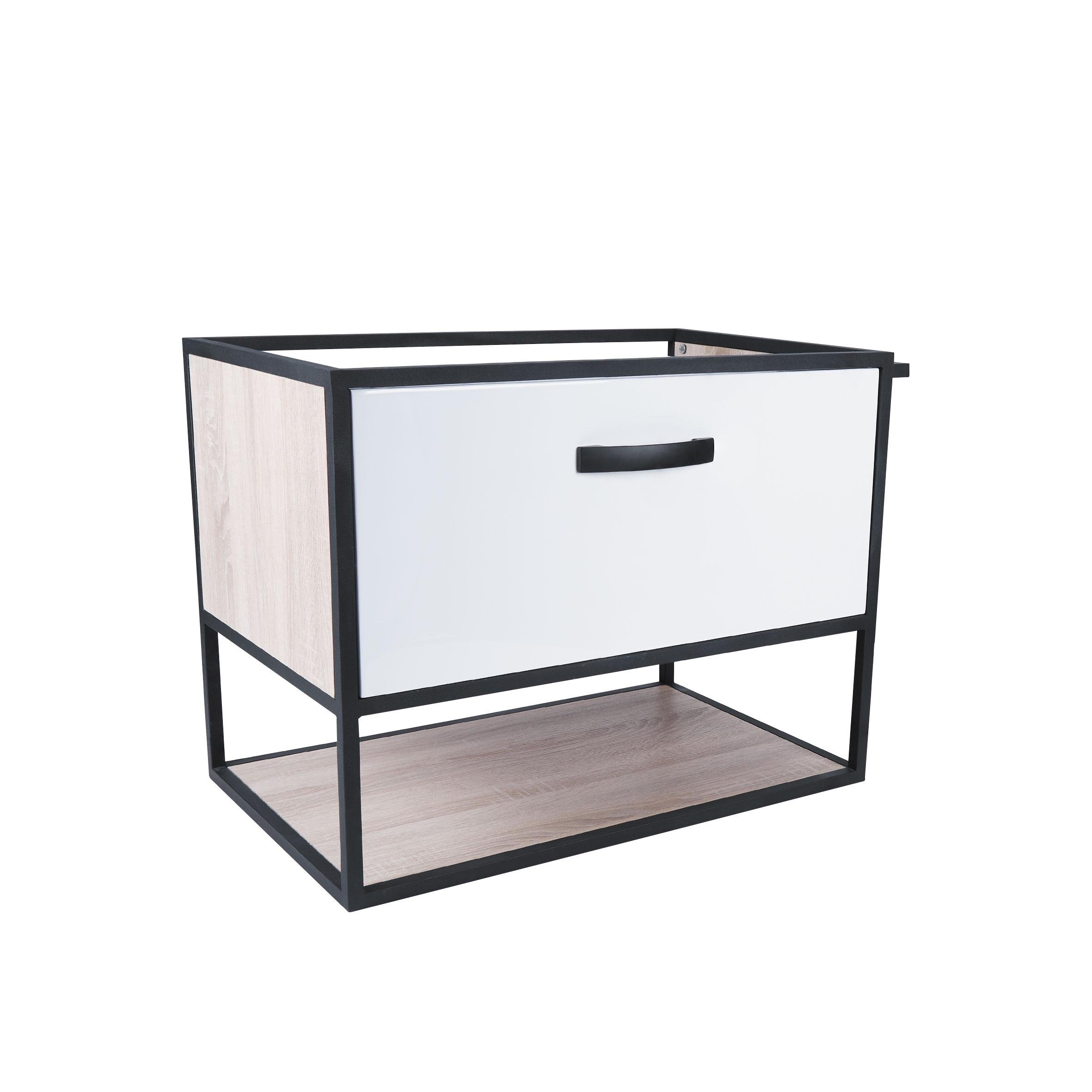 Тумба под умывальник подвесная Q-tap Taurus QT2474TPT703WWO 75,5x54x46,2 см Белый (110687)