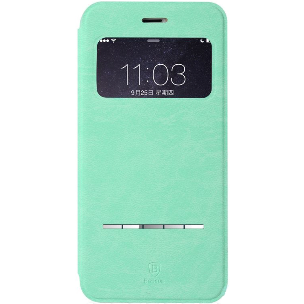 Чехол книжка, обложка Baseus Terse Classic Series for iPhone 6/6S Plus, Blue - фото 1 Чехол книжка, обложка Baseus Terse Classic Series for iPhone 6/6S Plus, Blue - фото 1