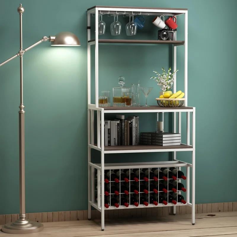 Cтеллаж винный EcoLoft IN-2830 в стиле лофт 76х45х176 см (28673334) Cтеллаж винный EcoLoft IN-2830 в стиле лофт 76х45х176 см (28673334)