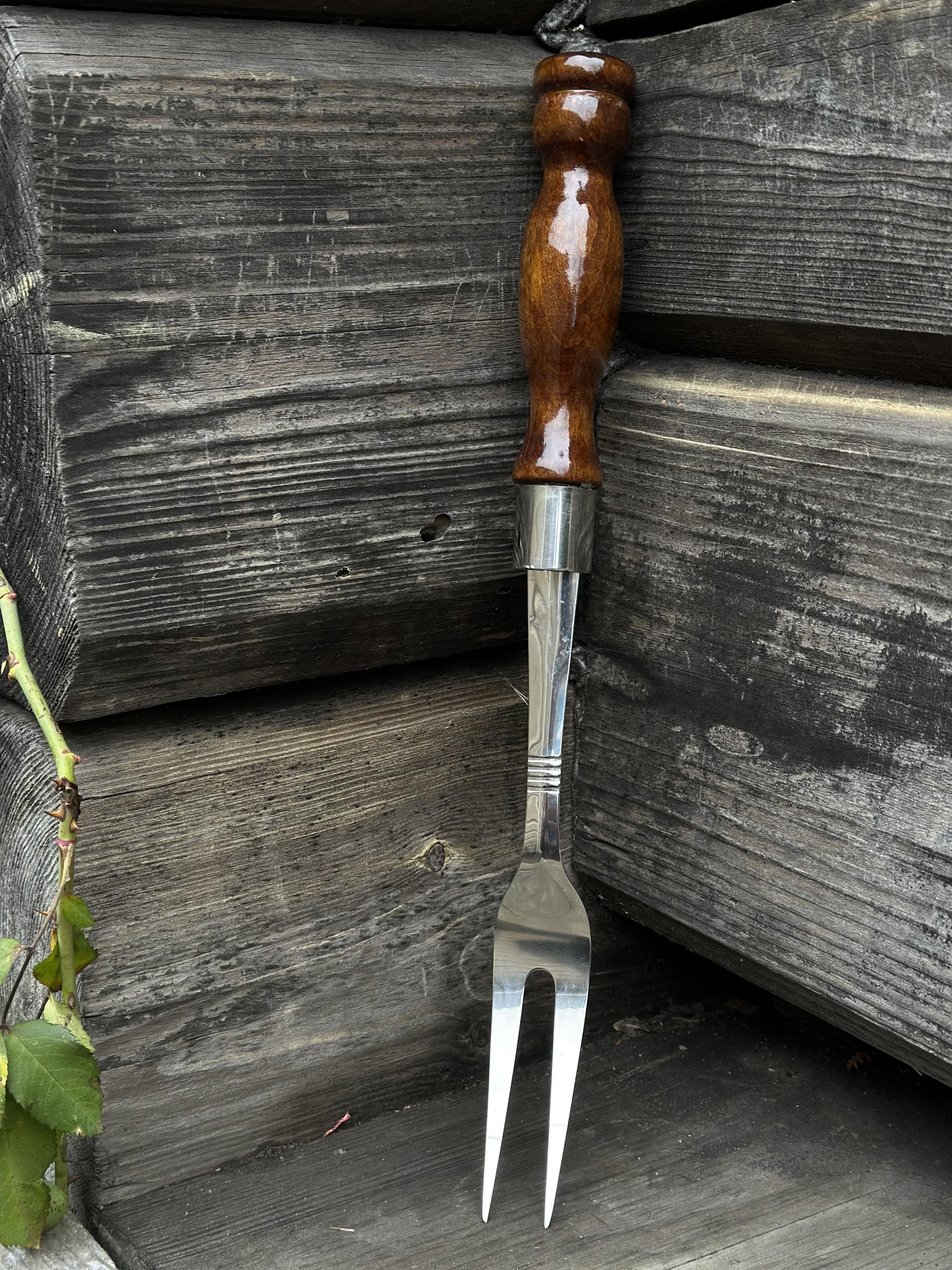 Вилка для гриля Reckless з нержавіючої сталі 36 см Вилка для гриля Reckless з нержавіючої сталі 36 см