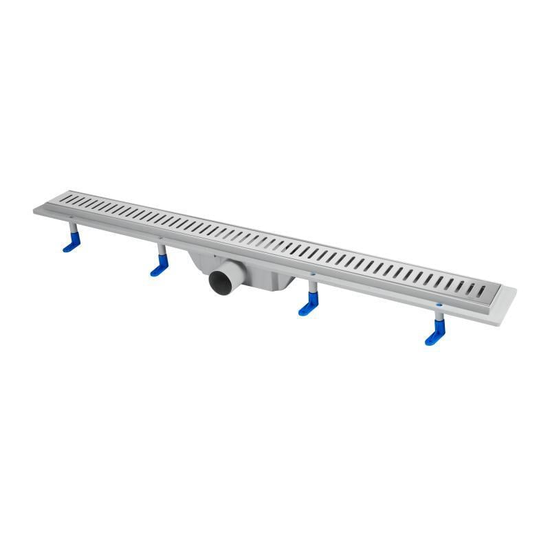 Трап лінійний Qtap Dry FA304-900 з сухим затвором та решіткою з нержавіючої сталі 900х73 мм (SD00038749)