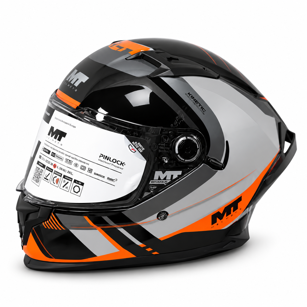 Мотошолом MT BRAKER SV Inception B4 Gloss L (98860437) Мотошолом MT BRAKER SV Inception B4 Gloss L (98860437)