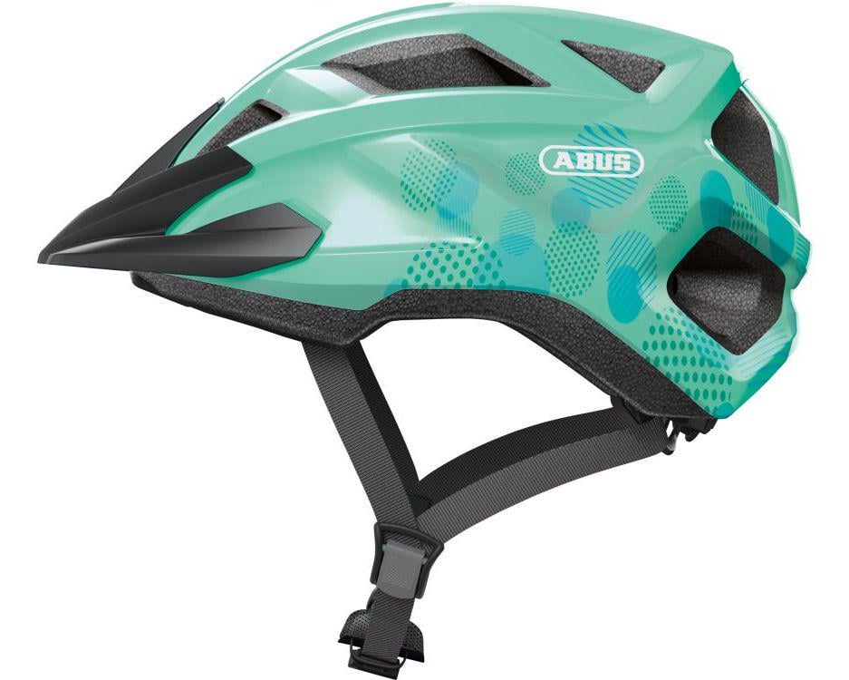 Велосипедний дитячий шолом Abus MOUNTZ M 52-57 Celeste Green