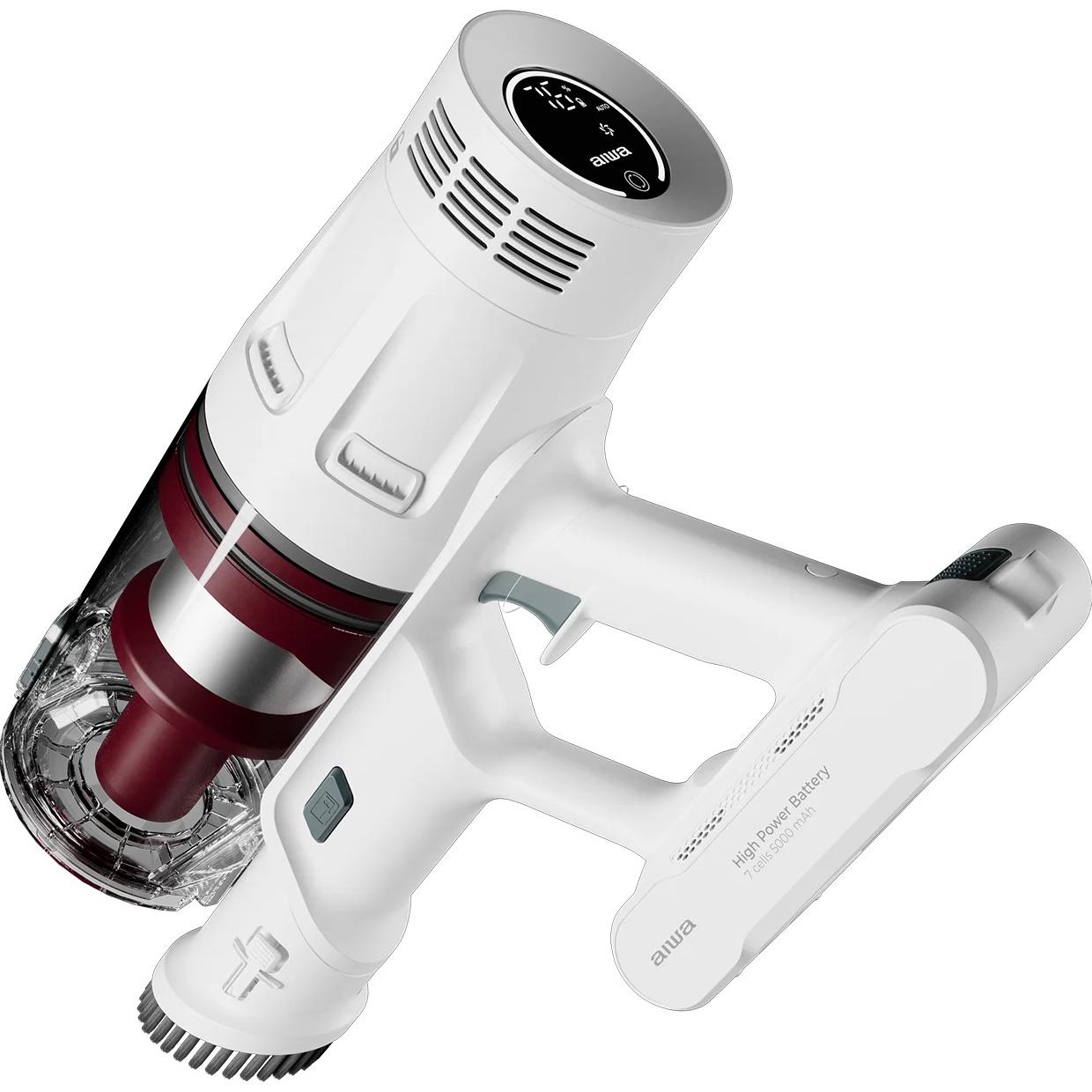 Пылесос беспроводной AIWA ZenkaiSui Evo 4 AVC-610 500 Вт 0,6 л HEPA фильтр 3000mAh до 80 мин Белый (a5eccd27) - фото 4 Пылесос беспроводной AIWA ZenkaiSui Evo 4 AVC-610 500 Вт 0,6 л HEPA фильтр 3000mAh до 80 мин Белый (a5eccd27) - фото 4