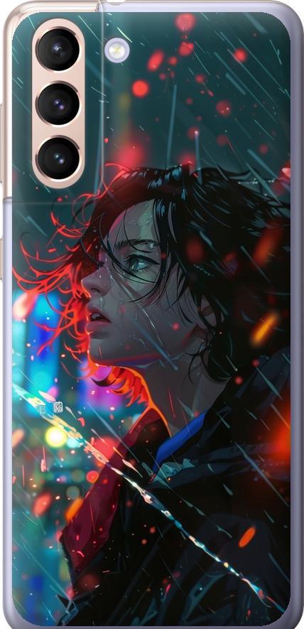 Чехол на Samsung Galaxy S21 Ночные огни (6096t-2114-42517)