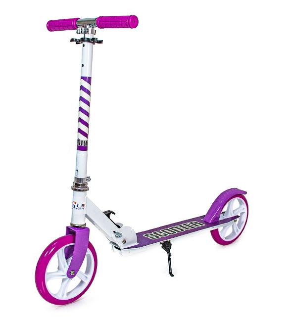 Самокат двоколісний Scooter складний PU колеса Violet (429114192) - фото 3