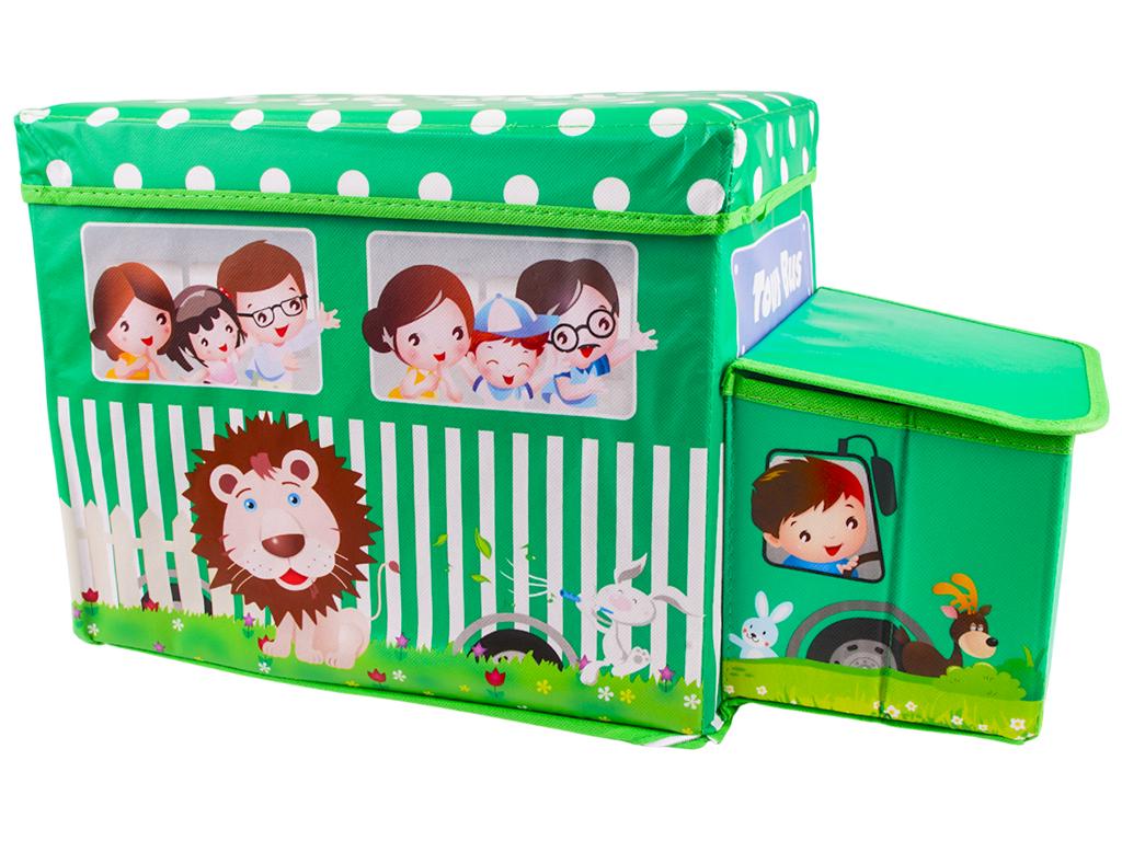 Коробка складная для хранения вещей 55x25x31 см Салатовый (MMS-WW01364-LGREEN)