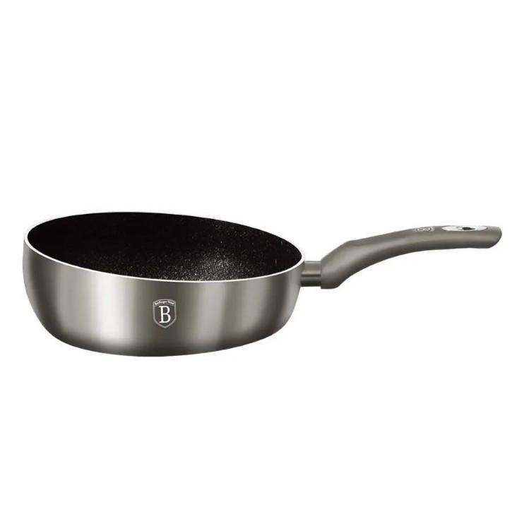 Пательня з рзною висотою стінок, антипригарна 26 см Carbon (1300N-BH)