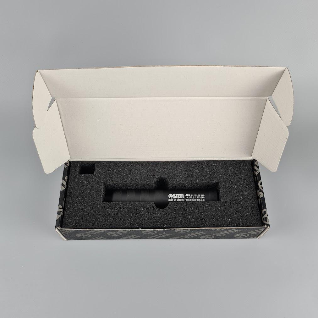 Глушитель Steel ALS .22 lr резьба 1/2x28 (26794514) - фото 7 Глушитель Steel ALS .22 lr резьба 1/2x28 (26794514) - фото 7