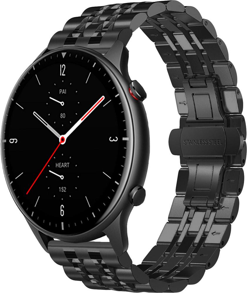 Браслет металлический Spinye для Amazfit GTR 2e Black (28957-2B)