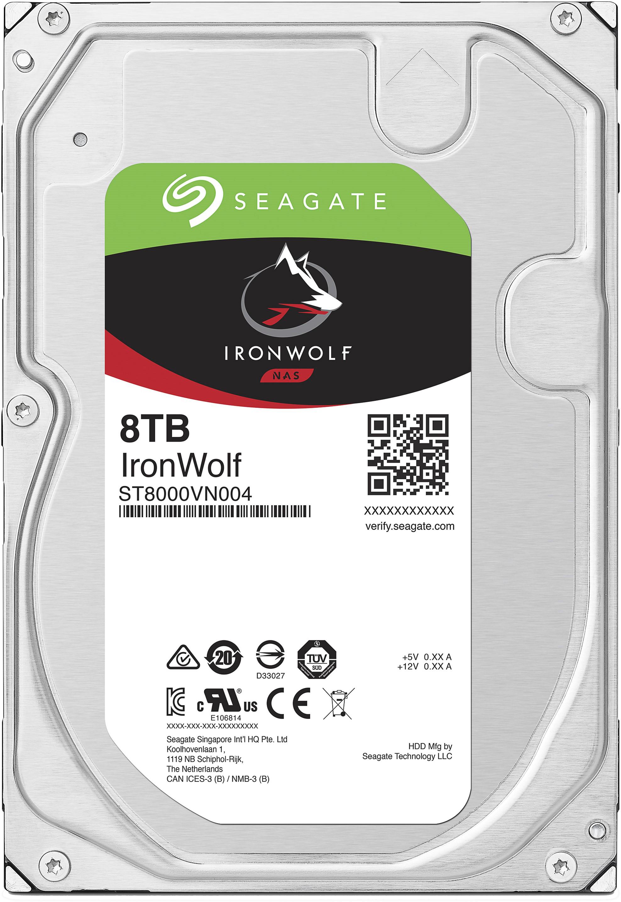 Жорсткий диск HDD Seagate IronWolf 8TB 7200rpm 256MB 3,5'' SATAIII (ST8000VN004) Жорсткий диск HDD Seagate IronWolf 8TB 7200rpm 256MB 3,5'' SATAIII (ST8000VN004)