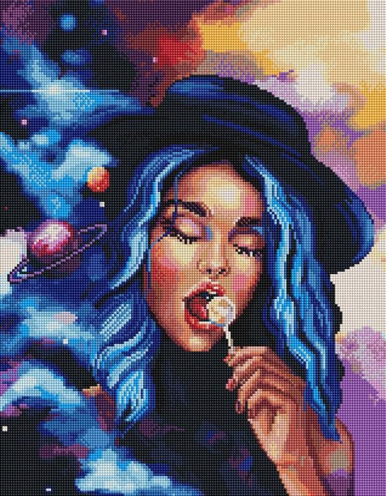 Алмазная мозаика на подрамнике Brushme Вкус вселенной 40x50 см (GF5435)