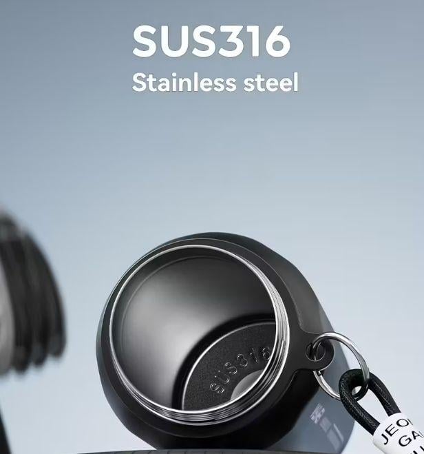 Термос NRMEI з нержавіючої сталі 316 герметичний не містить BPA 1000 мл Чорний (2817358959) - фото 2 Термос NRMEI з нержавіючої сталі 316 герметичний не містить BPA 1000 мл Чорний (2817358959) - фото 2