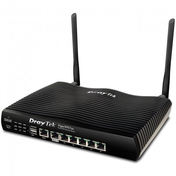 Маршрутизатор DrayTek Vigor2927ac 2хWAN GbE 5хLAN GbE 2хUSB 2,0 50 VPN Multi-LAN (579284) - фото 3