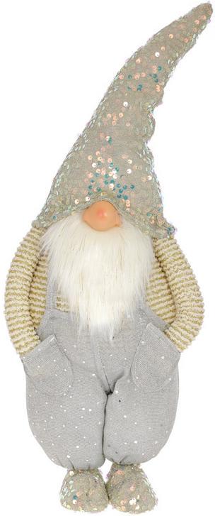 Игрушка мягкая Гном 63 см Шампань с пайетками