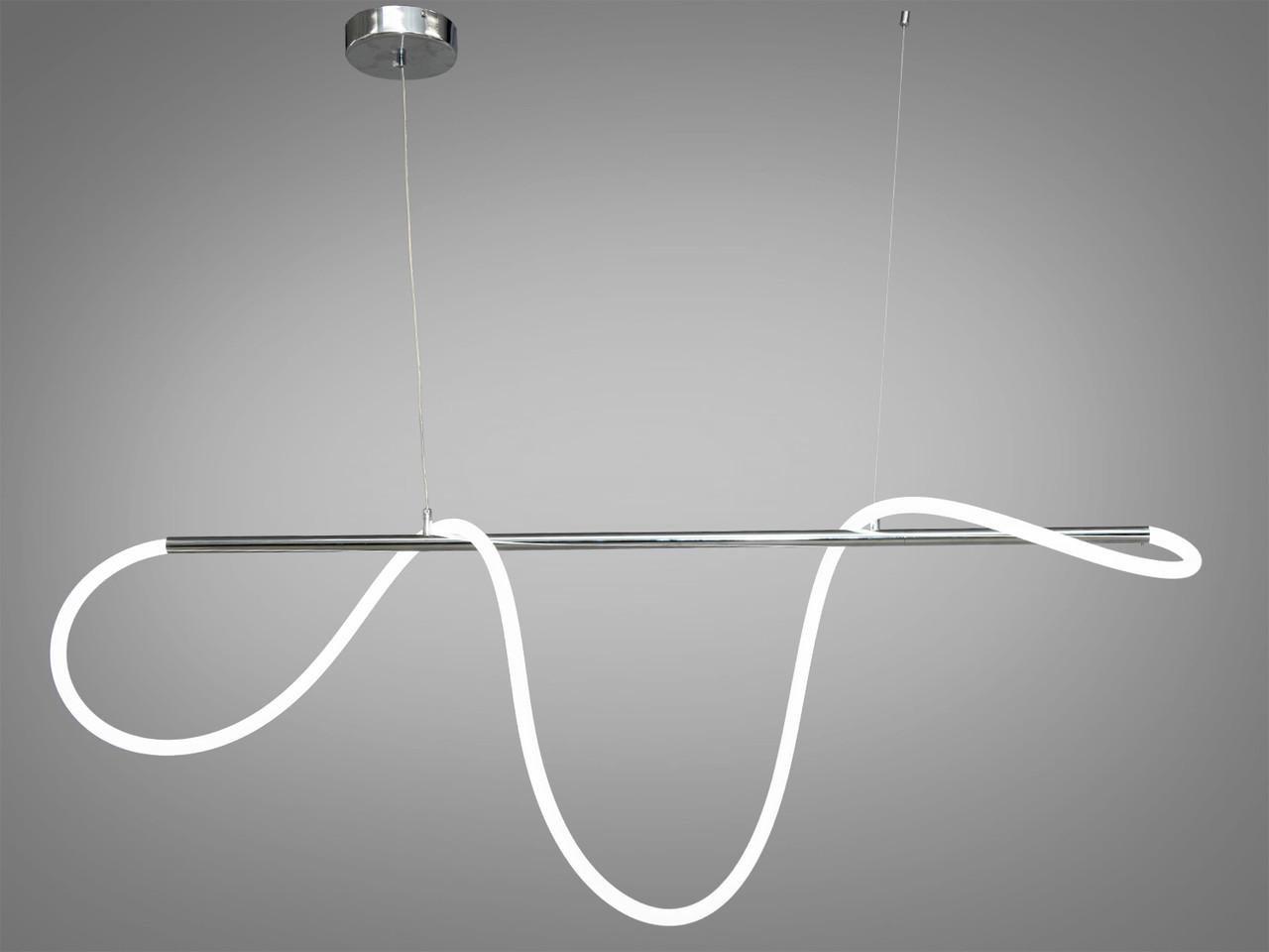 Люстра светодиодная EcoLed 22W Y2101-L1500CH Серебрянный