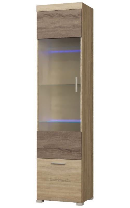 Пенал Эверест Британия-19 500х380х2080 мм Дуб сонома/Трюфель (ЕВ20094)