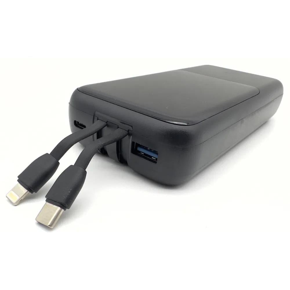 Повербанк с экраном Lenyes D251 20000 mAh MicroUSB/Type-C/Lightning (d36198da)
