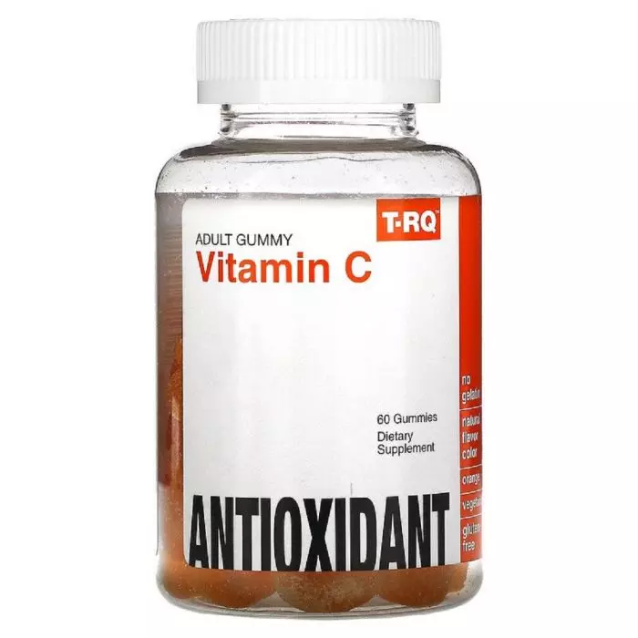 Витамин С Antioxidant T-RQ вкус апельсина 60 жевательных конфет (QRT00129)