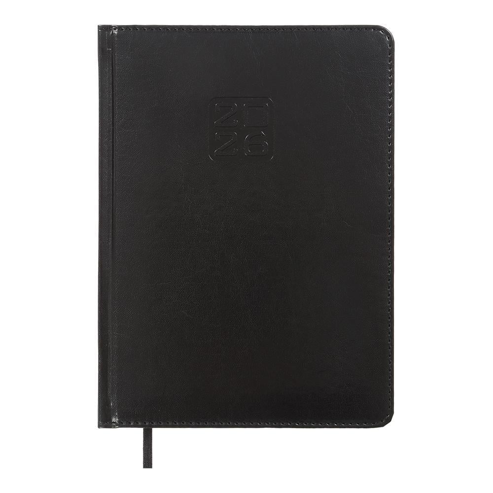 Дневник датированный 2026 Buromax BRAVO A5 336 стр. Черный (BM.2112-01)