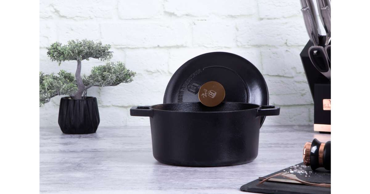 Каструля чавунна 2,75 л Berlinger Haus Metallic Line Rose Gold Edition (BH-6491) - фото 5 Каструля чавунна 2,75 л Berlinger Haus Metallic Line Rose Gold Edition (BH-6491) - фото 5