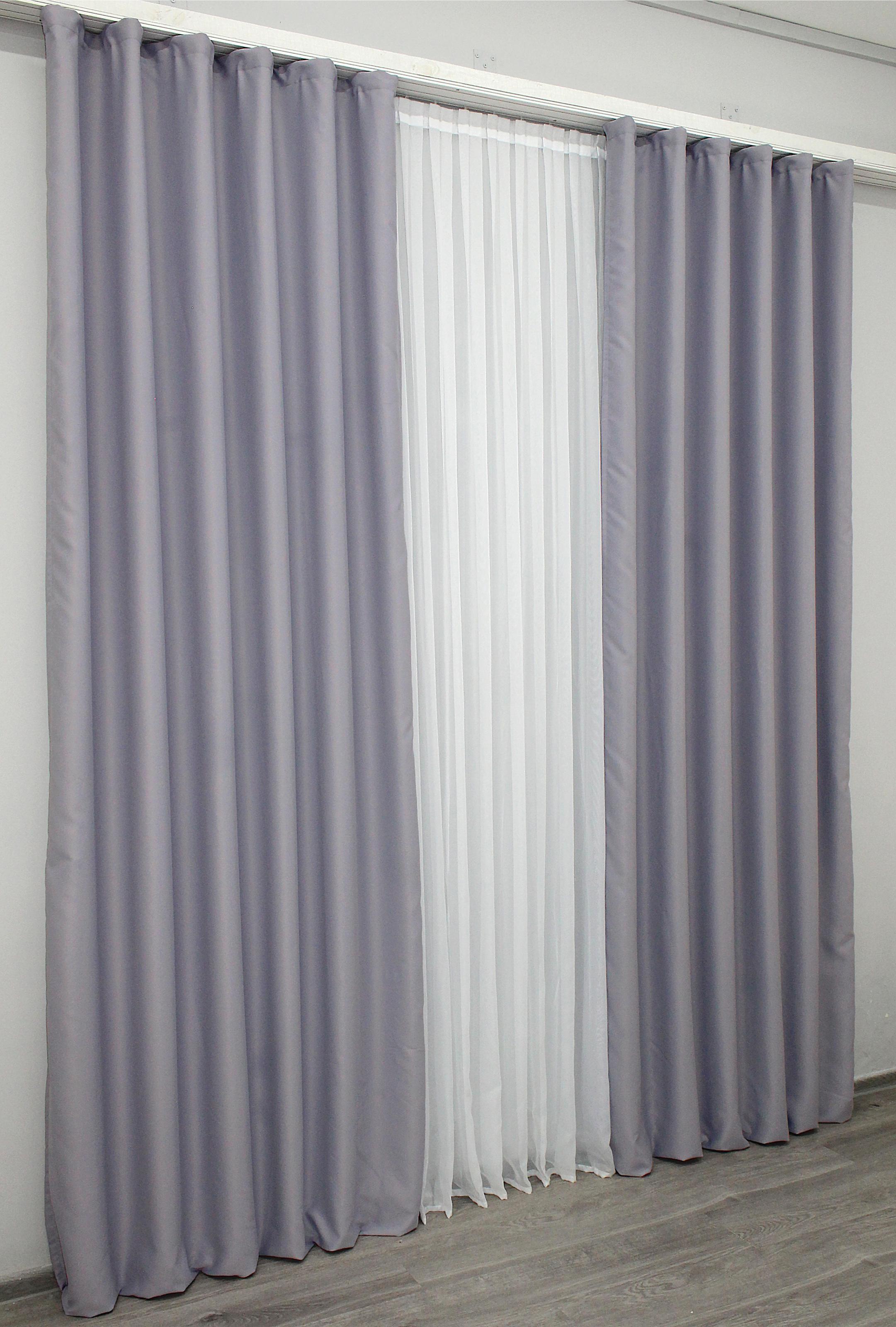 Комплект штор VR-Textil Midnight № 1227ш блекаут 150х290 см 2 шт. Лавандовий (33-0065) - фото 5 Комплект штор VR-Textil Midnight № 1227ш блекаут 150х290 см 2 шт. Лавандовий (33-0065) - фото 5