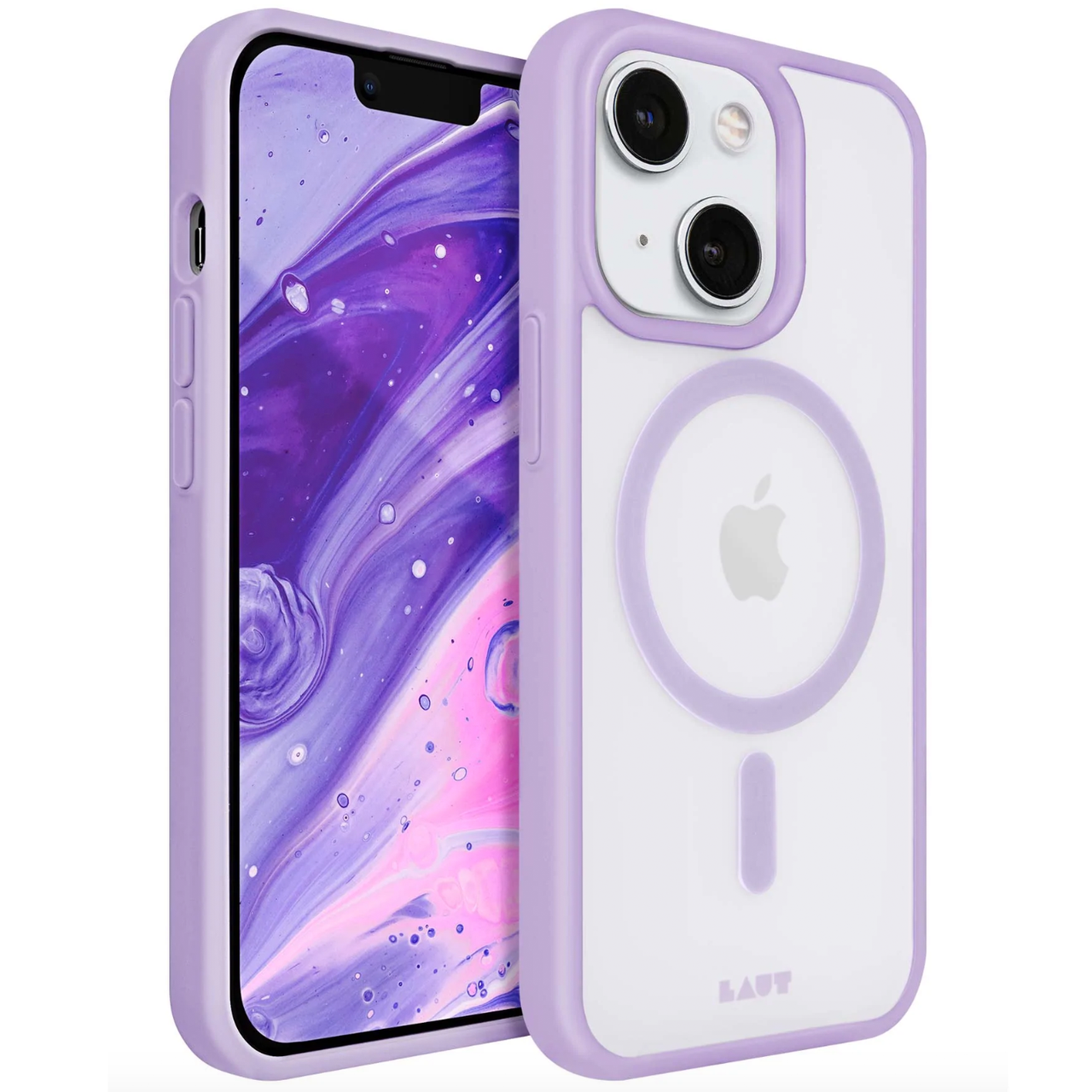 Чехол LAUT HUEX PROTECT with MagSafe IMPKT Cell Technology for iPhone 14 Plus, Lilac (L_IP22C_HPT_PU)
