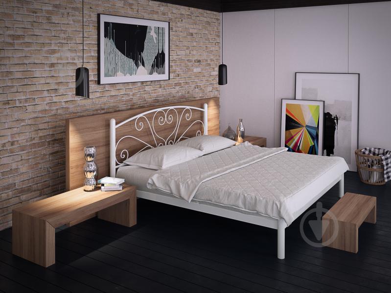 Кровать Карисса Tenero 1800х2000 Белый бархат (10000058)