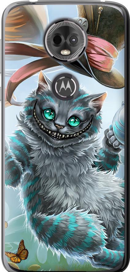 Чехол на Motorola Moto E5 Plus Чеширский кот 2 (3993u-1412-42517) Чехол на Motorola Moto E5 Plus Чеширский кот 2 (3993u-1412-42517)