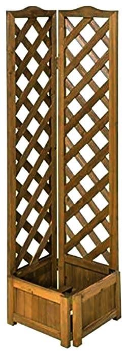 Кашпо со шпалерой из дерева Наро Мускат (КШР-002107)