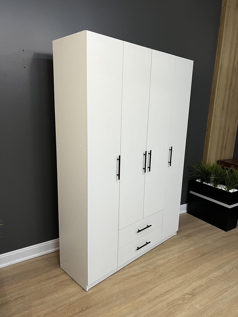 Шафа Стандарт 2/4 1286х1900х416 мм Білий - фото 2 Шафа Стандарт 2/4 1286х1900х416 мм Білий - фото 2