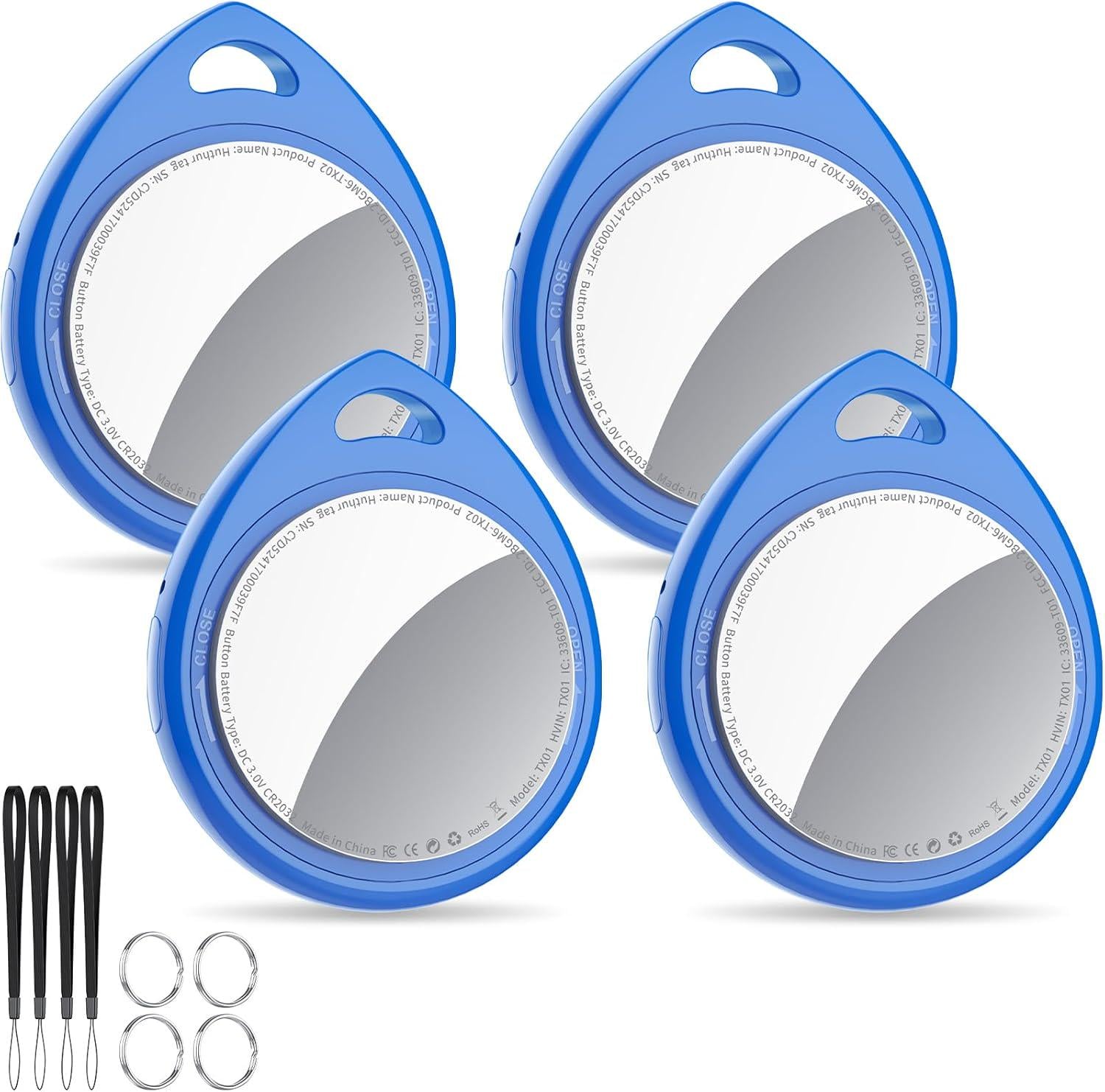 Набор смарт-трекеров QCOQ для Apple Find My 100 дБ влагозащищенные 4 шт. (10/982)