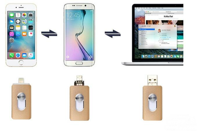 Флешка універсальна Flash USB Device для iPhone, Android, ноутбука 32 GB - фото 3